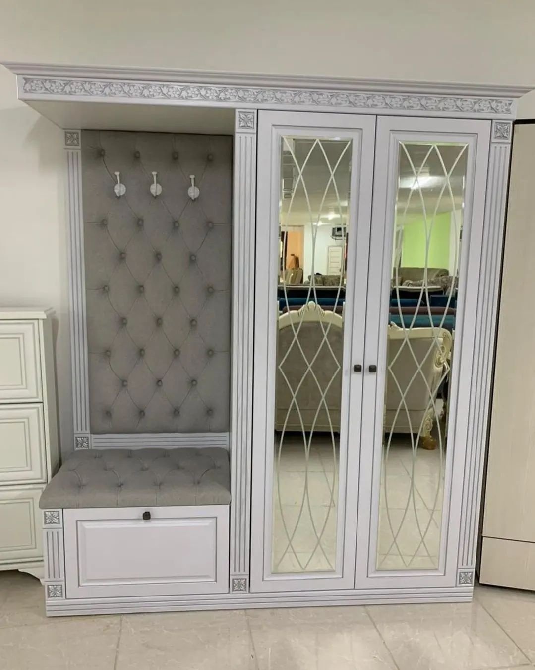 Grand Miks Соренто, белый-серый купить,NaN
