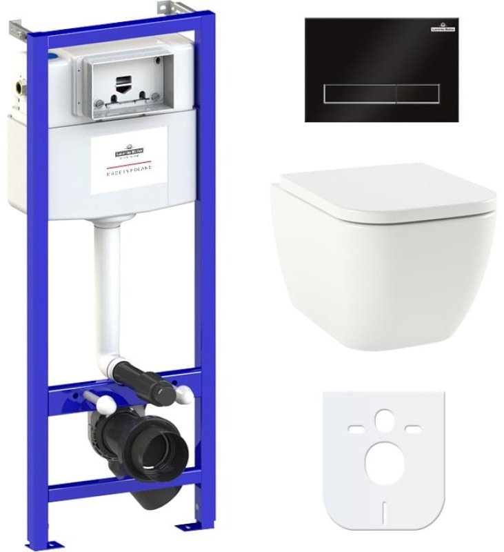 Унитаз Lavinia Boho 77040076 с инсталляцией белый