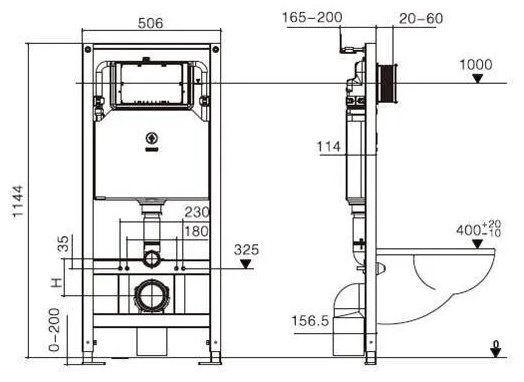 WeltWasser унитаз Erlenbach 004 GL-WT, санфаянс