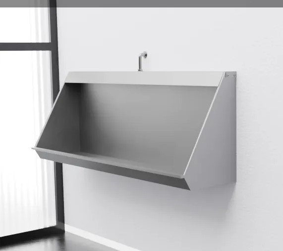 Тругор писсуар ПКА 1600 мм прав, металл