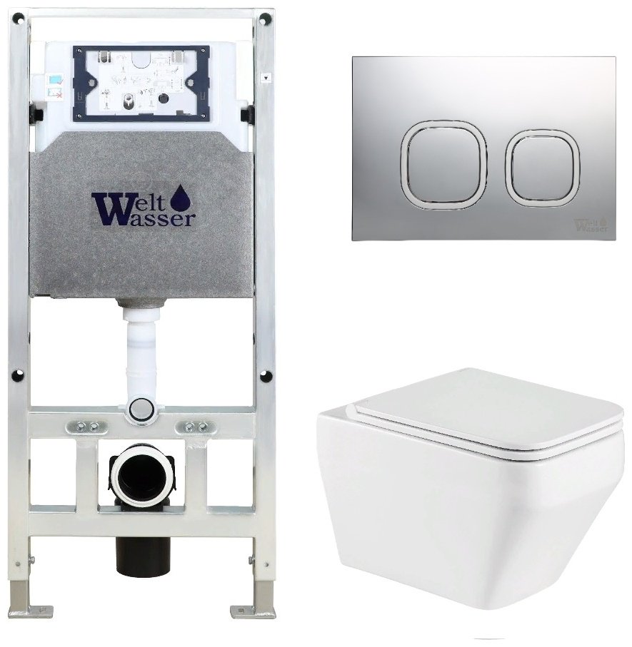 WeltWasser унитаз с инсталляцией HOFBACH 041 GL-WT 506ST, санфаянс - ForteMarket WeltWasser унитаз с инсталляцией HOFBACH 041 GL-WT 506ST, санфаянс купить,0