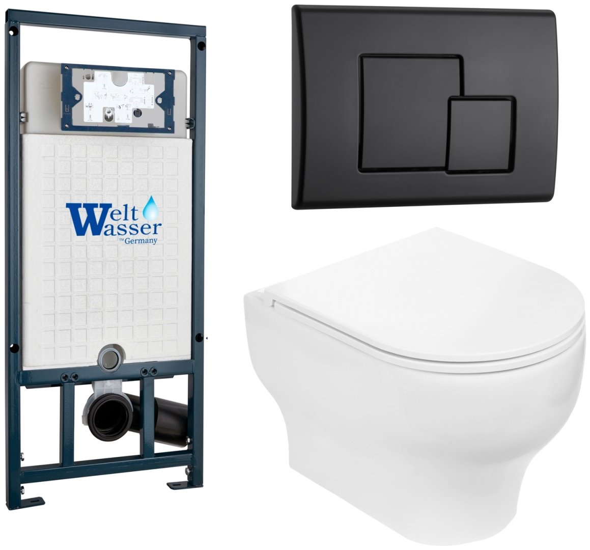 WeltWasser унитаз с инсталляцией Erlenbach, санфаянс