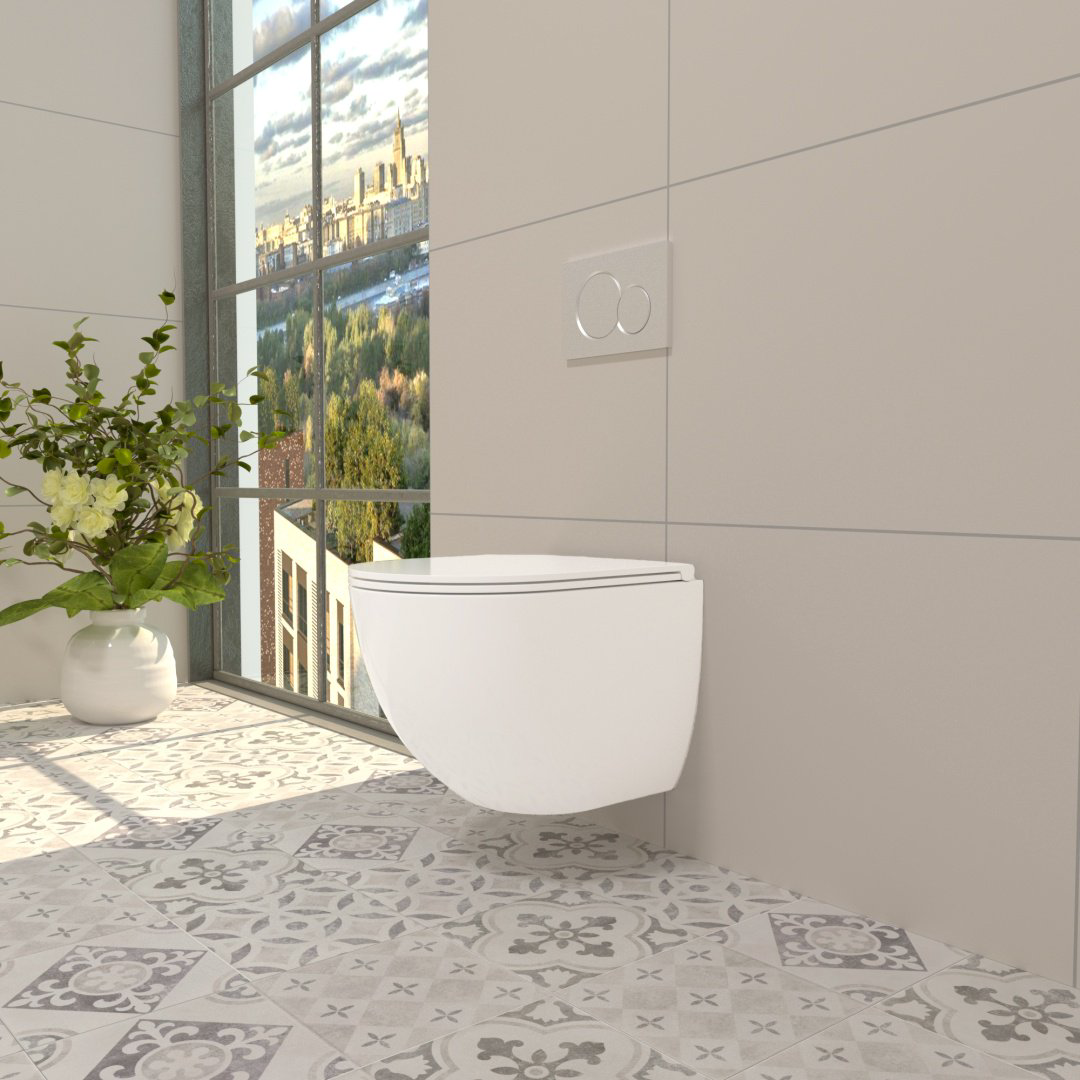 Унитаз WeltWasser Merzbach 041 XL GL-WT белый купить,NaN
