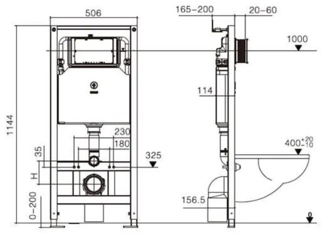WeltWasser унитаз с инсталляцией MERZBACH 043 MT-BL, санфаянс - ForteMarket WeltWasser унитаз с инсталляцией MERZBACH 043 MT-BL, санфаянс купить,0