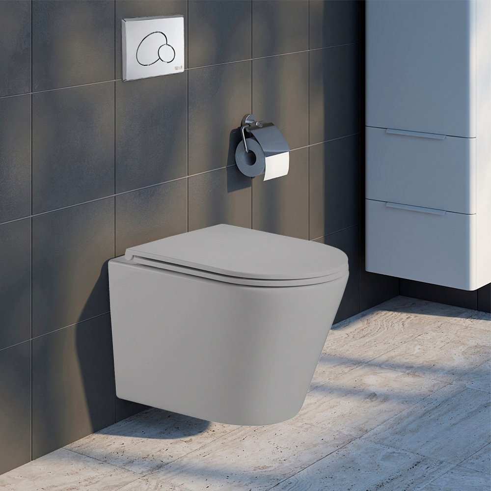 WeltWasser унитаз с инсталляцией SALZBACH 043 GL-WT, санфаянс