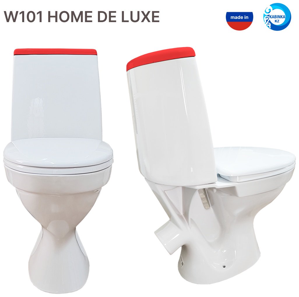 Унитаз-компакт Lux Kazakhstan W101 HOME De Luxe белый