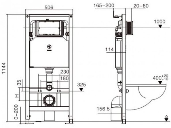 WeltWasser унитаз Erlenbach 004 GL-WT, санфаянс купить,NaN
