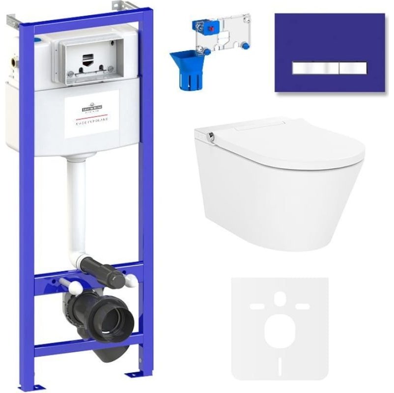 Унитаз Lavinia Boho 87561160 с инсталляцией белый