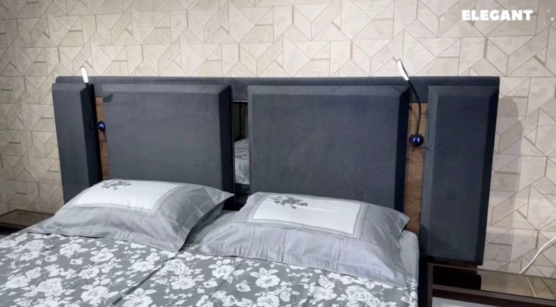 Гарнитур Elegant Спальный гарнитур Рамона 6Д 180х200см белый-цемент купить,NaN
