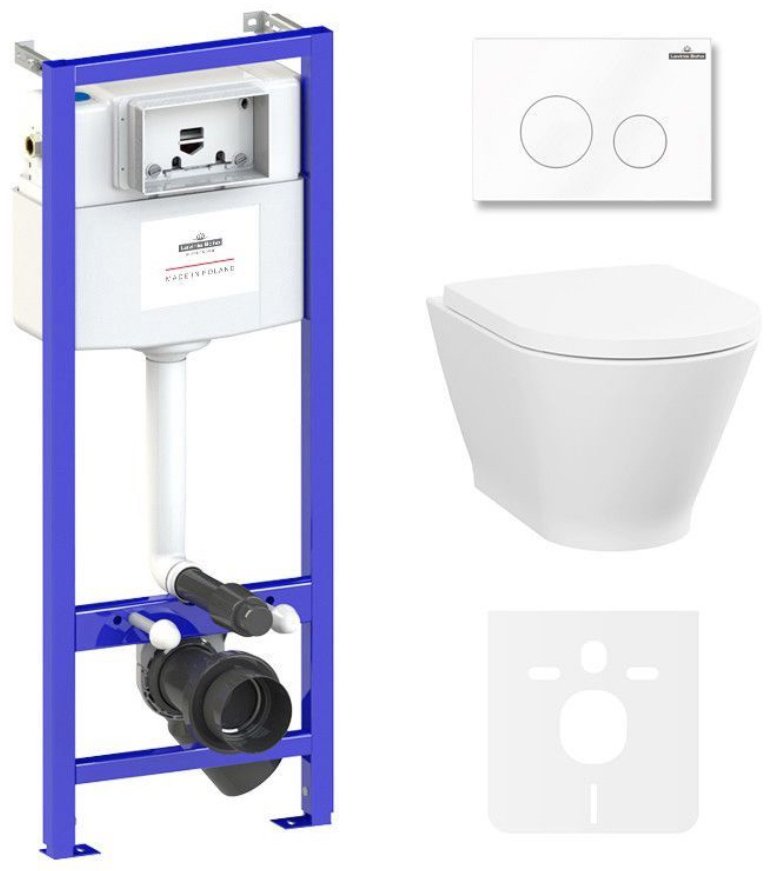 Унитаз Lavinia Boho 87561063 с инсталляцией белый