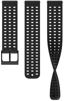 Ремешок для часов Suunto 22 ATH5 Silicone Strap S+M  All Black