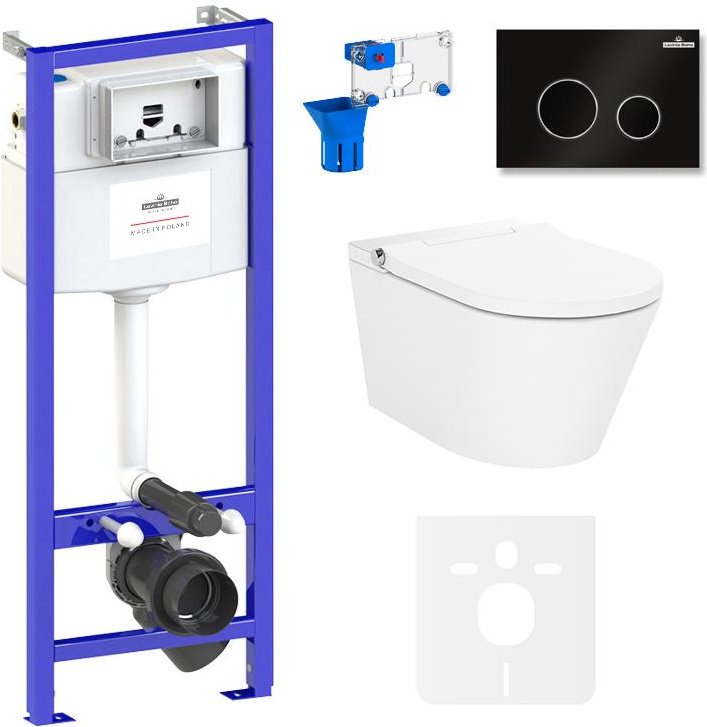 Унитаз Lavinia Boho Relfix Smart V-Clean 87561153 с инсталляцией белый