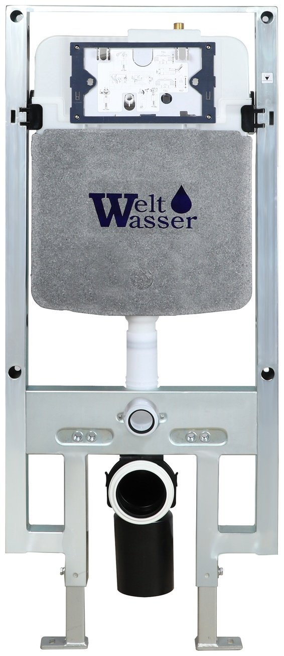 WeltWasser унитаз с инсталляцией Merzbach 043 GL-WT, санфаянс купить,285100