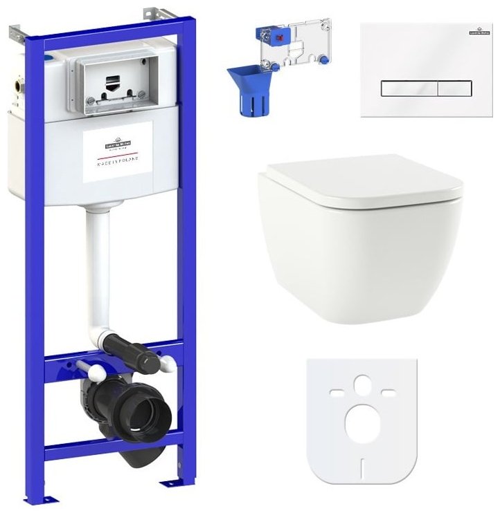 Унитаз Lavinia Boho 87040081 с инсталляцией белый