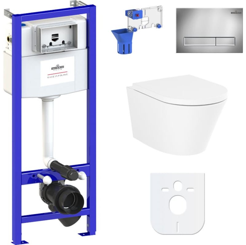 Унитаз Lavinia Boho 87040098 с инсталляцией белый