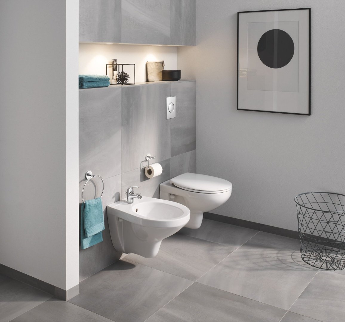 Grohe биде bau ceramic 39433000, санфарфор