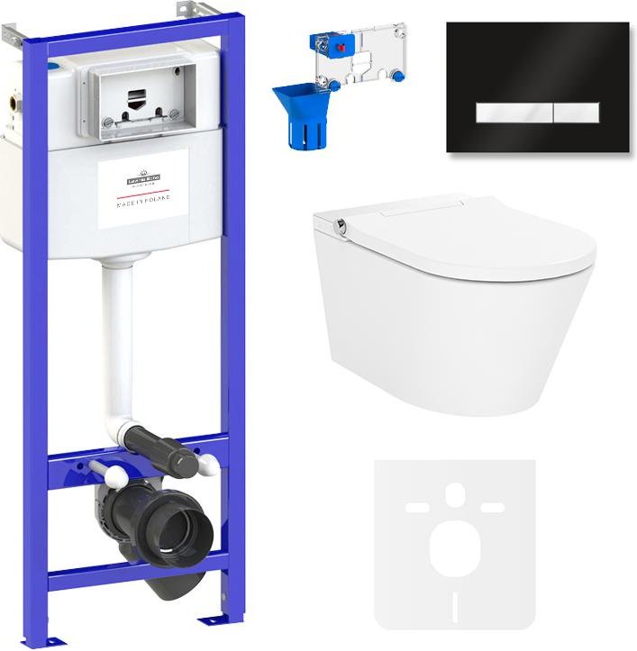 Унитаз Lavinia Boho Relfix Smart V-Clean 87561164 с инсталляцией белый