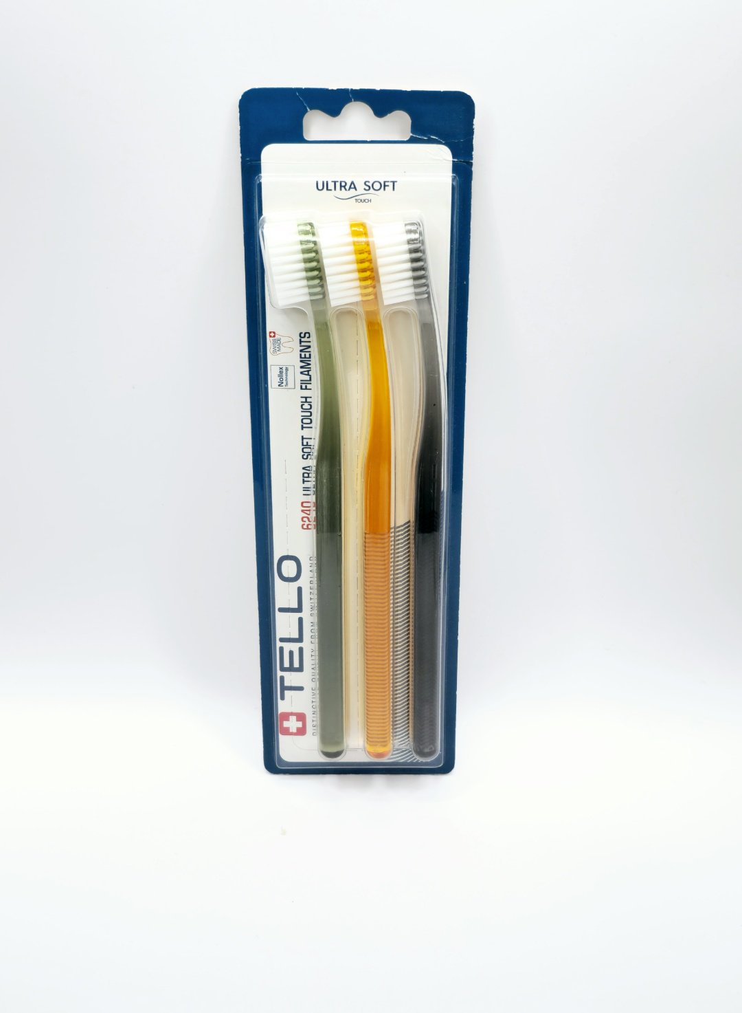 TELLO Tello 6240 ultra soft зубная щетка ультрамягкая 3 шт