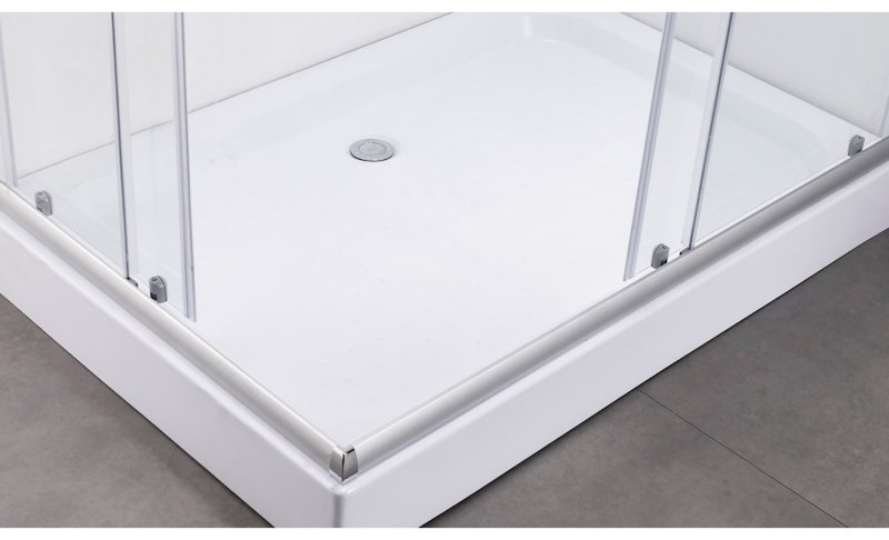 Душевой поддон KABINKA.KZ P-128125R-WH 120x80 низкий купить,NaN