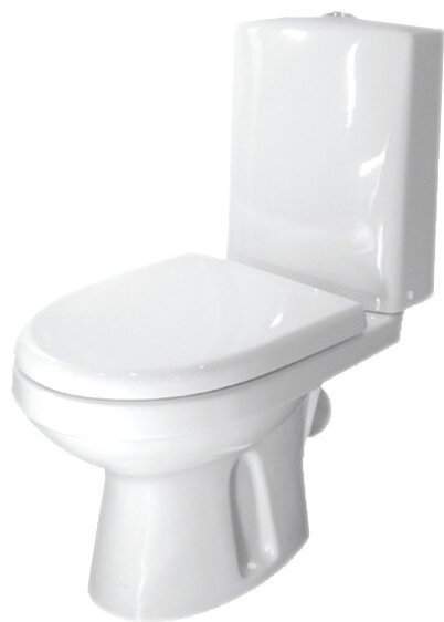 Оскольская Керамика унитаз-компакт Леда ЛЮКС белый, санфарфор