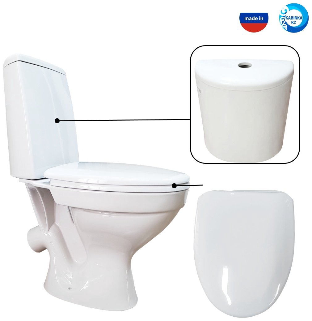 Унитаз-компакт Luxe 2-button белый купить,45620