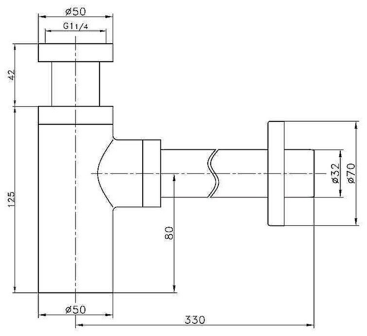 Сифон Frap F82-6 1 1/4 купить,NaN
