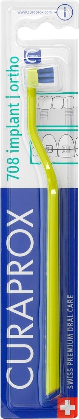 CURAPROX 708 implant ortho зубная щетка мягкая 1 шт