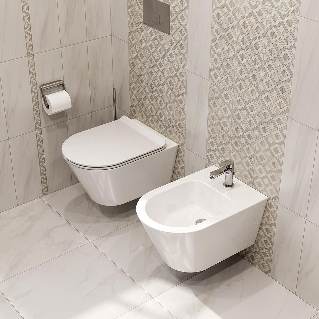 Унитаз Kerama Marazzi Plaza Modern белый купить,NaN