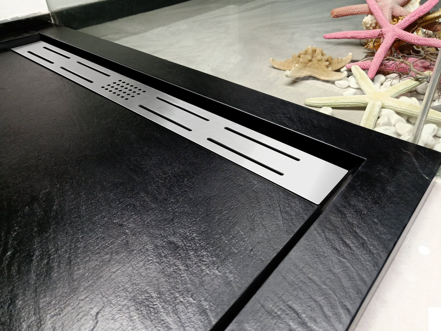 Душевой поддон KABINKA.KZ TRS 14080 STONE-BL 140x80 низкий купить,335500