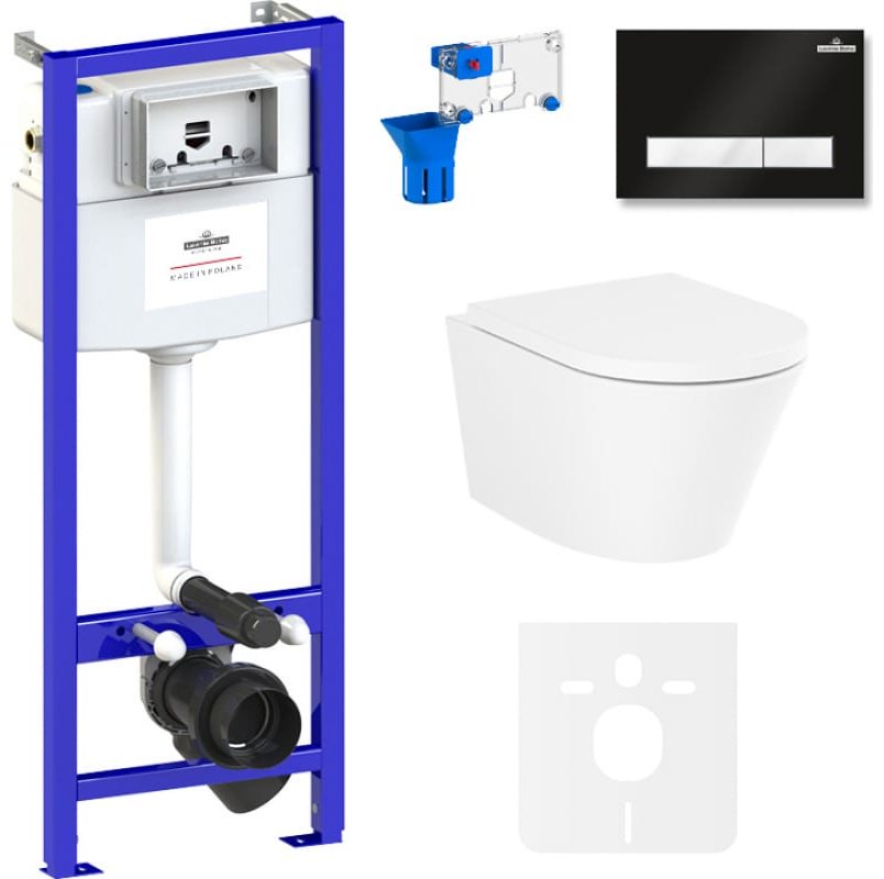 Унитаз Lavinia Boho 75110191 с инсталляцией белый купить,522700