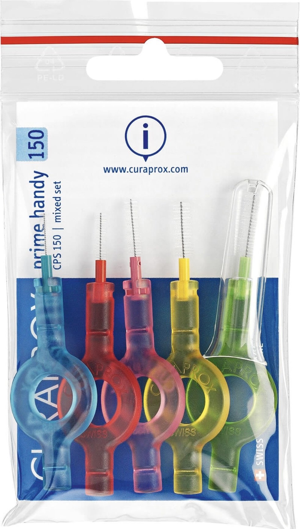 CURAPROX Prime handy 150 зубной ершик средняя 5 шт