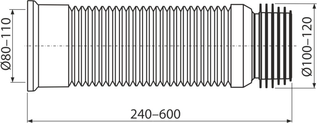 Сифон Alcaplast A97 110, 80 мм купить,NaN