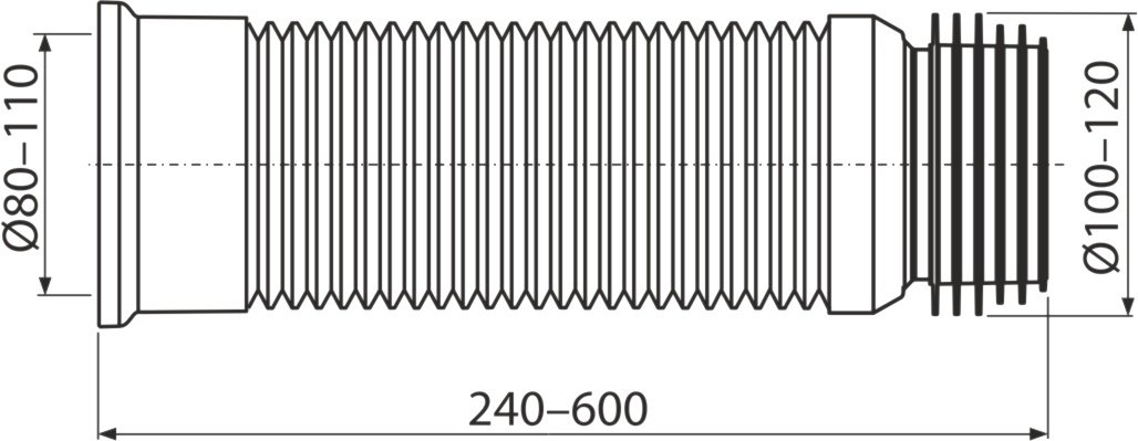 Сифон Alcaplast A97 110, 80 мм купить,NaN