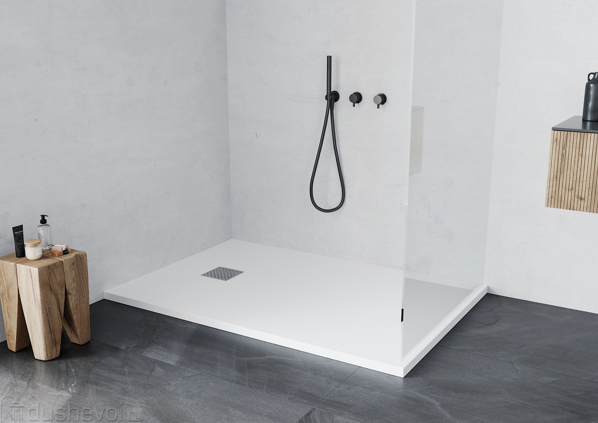 Душевой поддон KABINKA.KZ PTA-ST-120Wstone 120x80 низкий