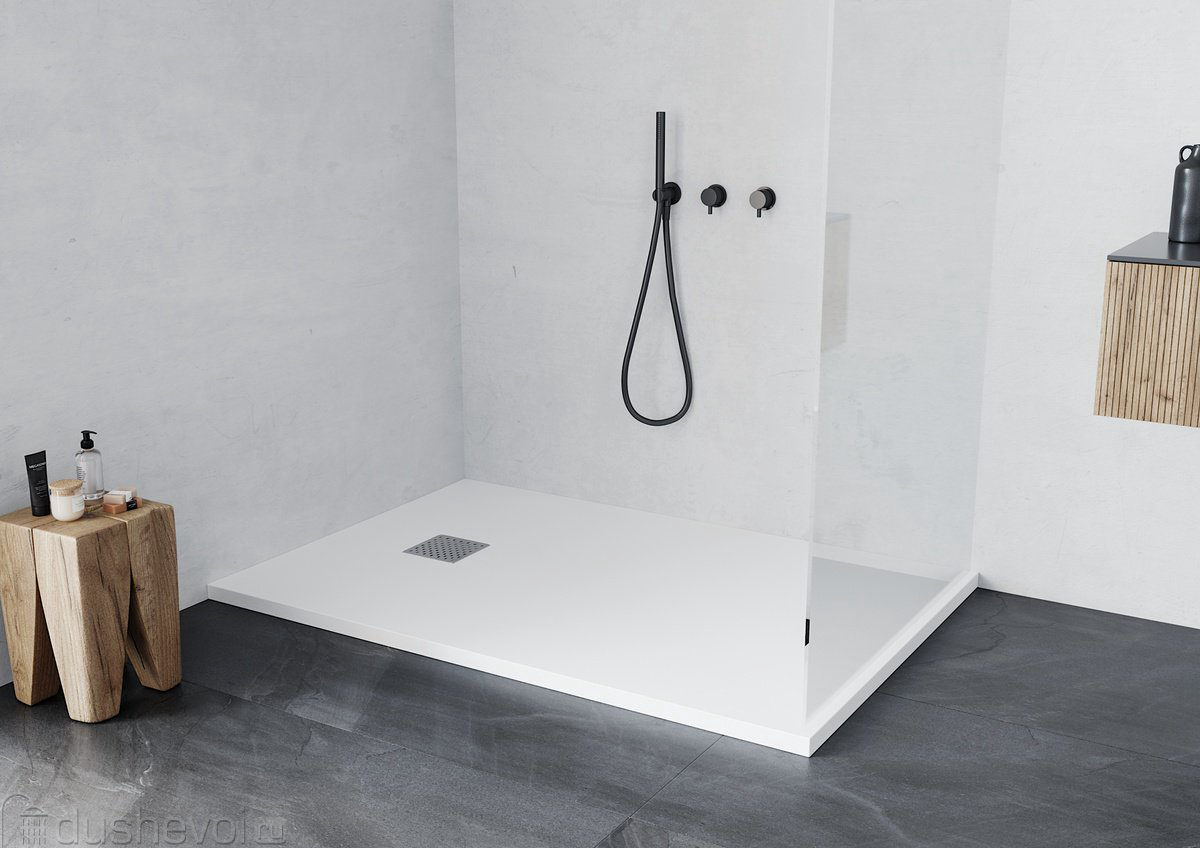 Душевой поддон KABINKA.KZ PTA-ST-120Wstone 120x80 низкий купить,NaN