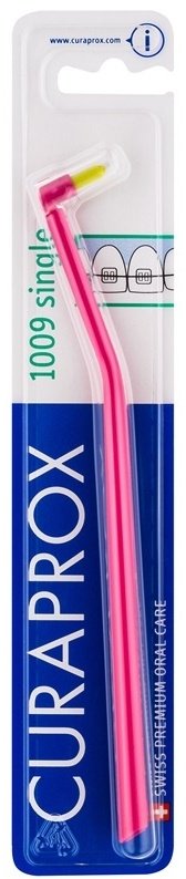 CURAPROX 1009 SINGLE монопучковая зубная щетка средняя 1 шт