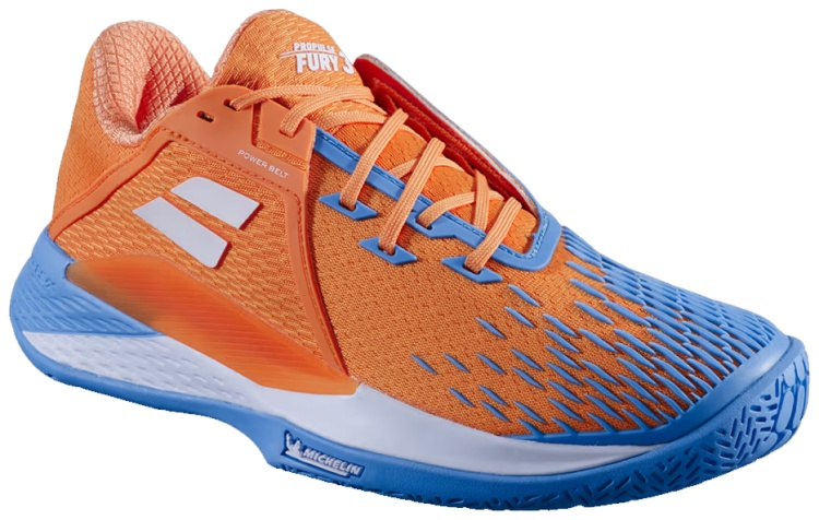 Кроссовки Babolat Propulse Fury 3 AC оранжевый 7.5 41  купить,NaN