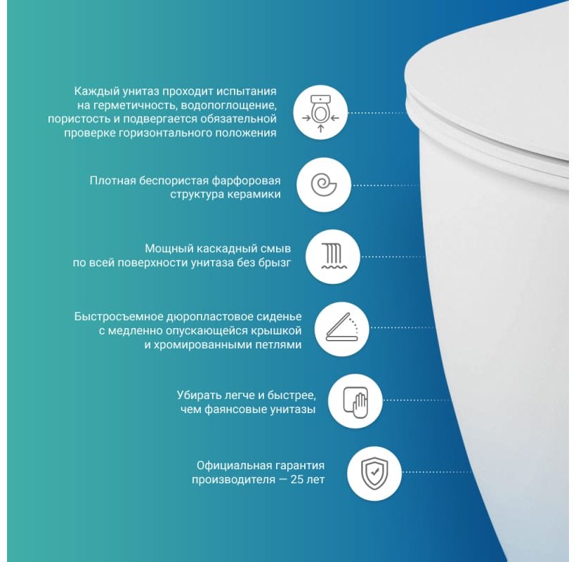 Унитаз Lavinia Boho One Compacto 21020003 белый