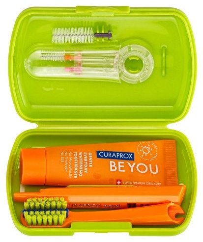 CURAPROX Travel Set набор по уходу за полостью рта мягкая жесткость 1 шт
