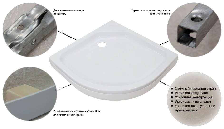 Душевой поддон Triton ПД22 80x80 низкий купить,67000