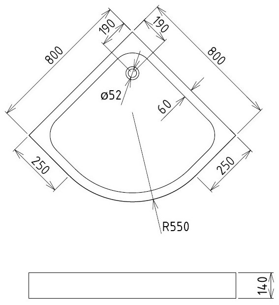 Душевой поддон GEMY ST06T 80x80 низкий купить,NaN