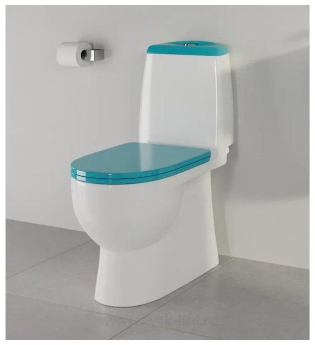 Унитаз Sanita Luxe BEST Color Sea SL DM бело-зеленый купить,NaN