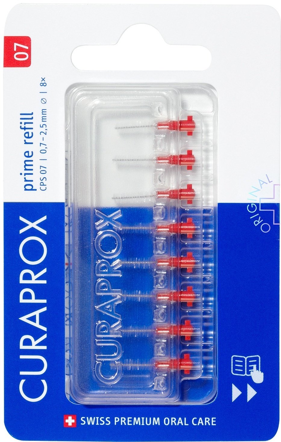 CURAPROX Prime 07 зубной ершик жесткая 8 шт