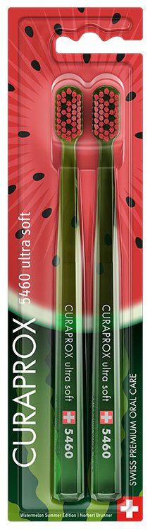 CURAPROX CS5460 Duo Watermelon зубная щетка мягкая 2 шт
