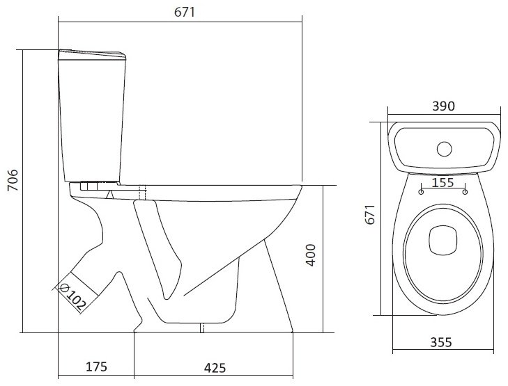 Santek унитаз Бриз 1WH202569, санфаянс - ForteMarket Santek унитаз Бриз 1WH202569, санфаянс купить,0