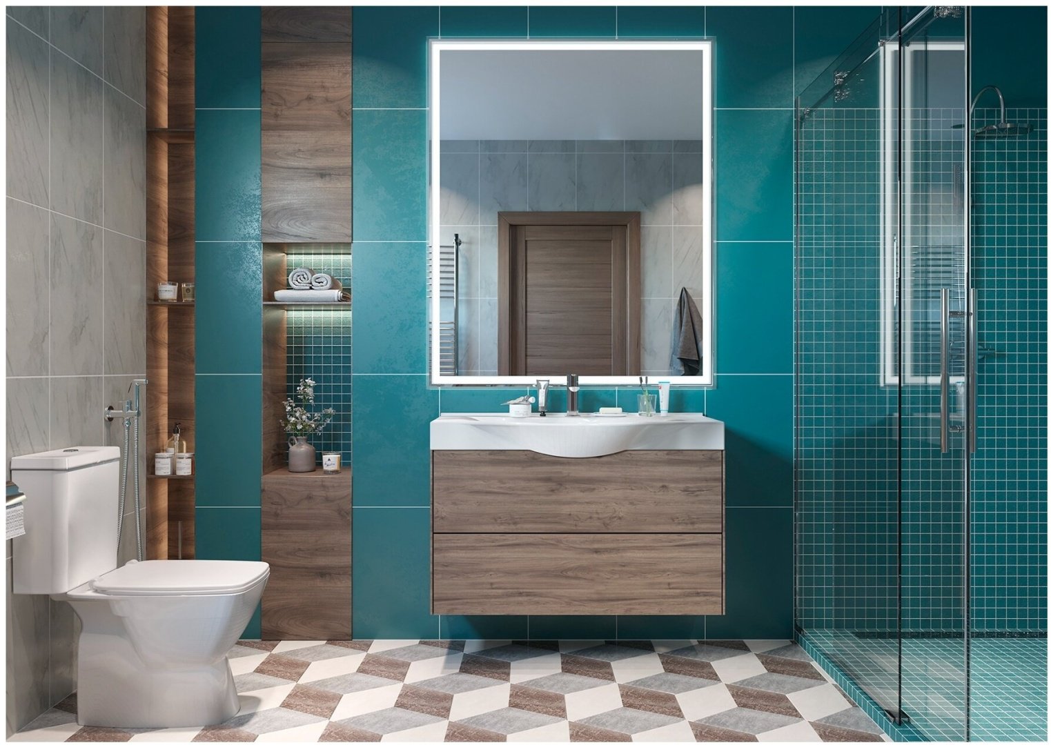 Santek унитаз 1WH302194, санфаянс купить,0