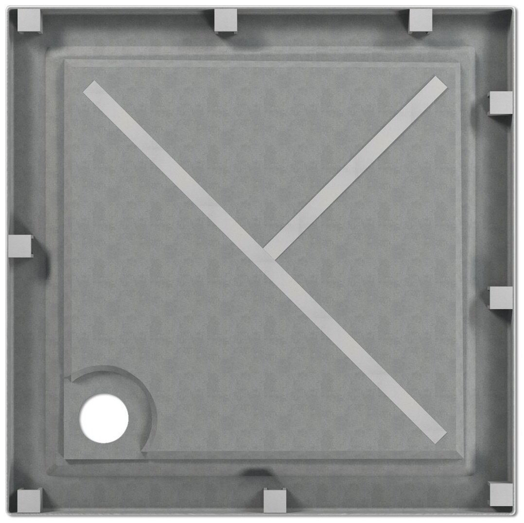 Душевой поддон МетаКам Apart 110x100 низкий