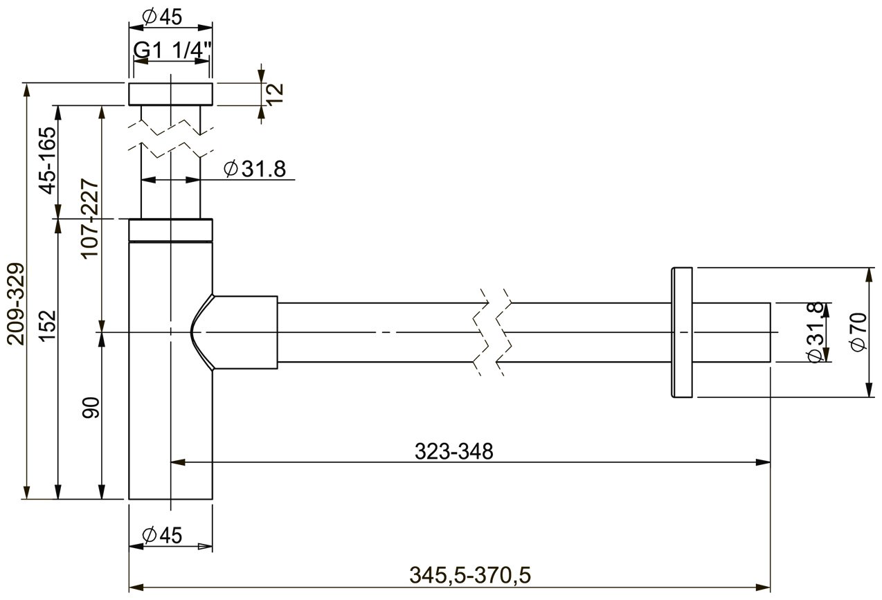 Сифон Wellsee Drainage System 182123000 1 1/4 купить,30990
