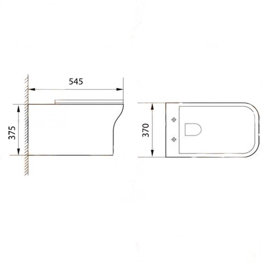 Унитаз Santop ST-0343 белый