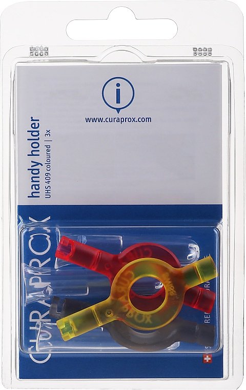CURAPROX Держатель для ершиков зубной ершик средняя 3 шт